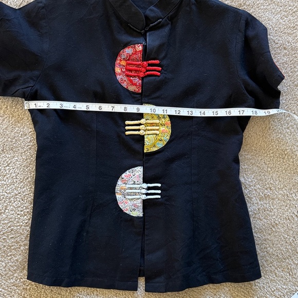 Asian-inspired Black Top - Picture 4 of 5